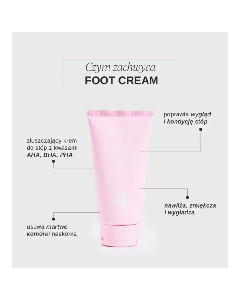 Foot Cream - złuszczający krem do stóp - 75 ml - obrazek 2