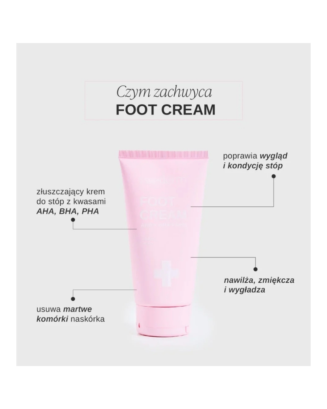 4 Foot Cream - złuszczający krem do stóp - 75 ml - obrazek 2