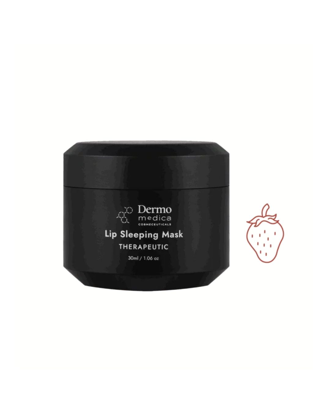 2 Lip Sleeping Mask Strawberry - terapeutyczna maska na usta - 30 g - obrazek 1
