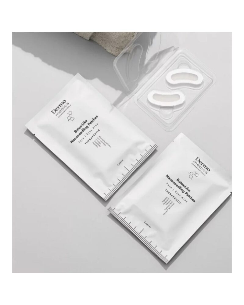 Botox-Like Nanoneedling Patches / Face & Eyes Area - przeciwzmarszczkowe płatki nanoigłowe - 1 para - obrazek 2